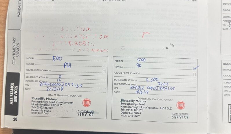 
								Fiat 500 1.2 Lounge Hatchback full									