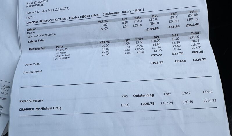 
								Skoda Octavia 1.4 TSI SE DSG full									